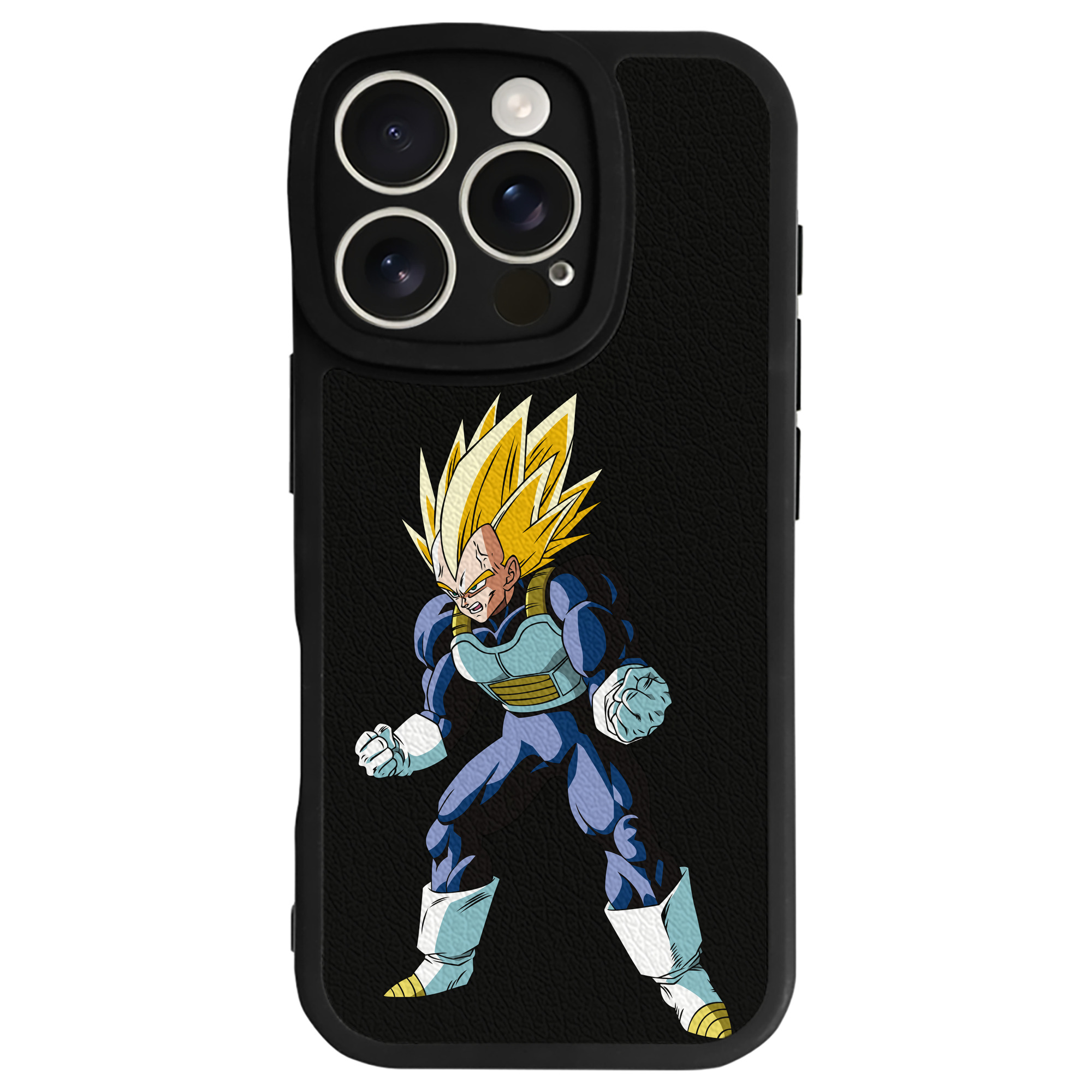 （画像用） ドラゴンボール ベジータ四世（Bejīta Yonsei）DRAGON BALL Vegeta IV 【iPhone 16シリーズ対応】シリコンスマホケース（レザー調） 材質：シリコン
